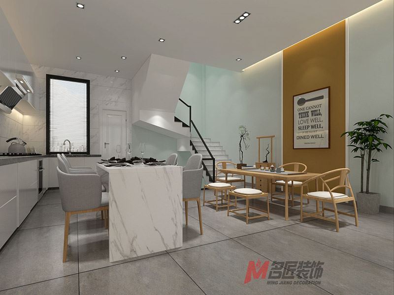 臺(tái)州市北山菜場(chǎng)邊北歐風(fēng)格別墅裝修案例